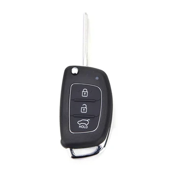 

2017 Flip Key Shell Fit for HYUNDAI Ix45 Santa Fe Remote Key Case Fob 3 Button