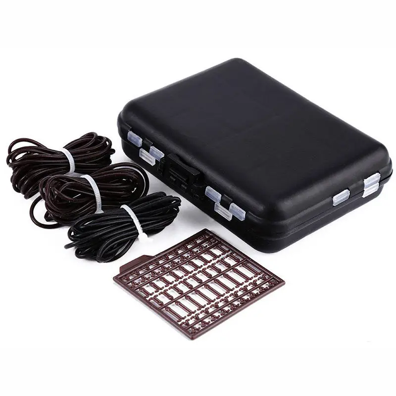 Carp Fishing Tackle Box Swivels Hooks Sleeve Rubber Tube Clip Bead Hair Rigs Fishing Tackle Boxes