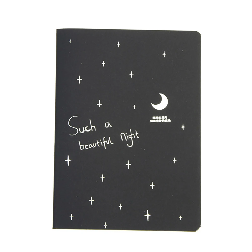 Painting Notebook Sketching Book Black Paper 32k 56 Pages Writing Diary Art Supplies Creative Drawing Student School Stationery