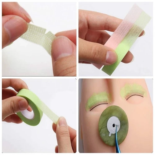 속눈썹 연장 보라색 테이프 통기성 쉽게 찢어 Micropore 패치 속눈썹 스티커 패치 확장 메이크업 도구 4