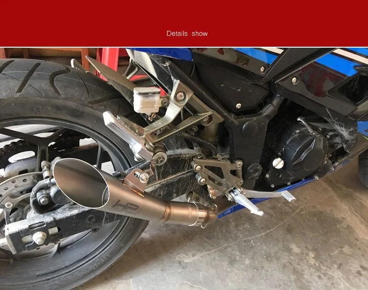 Мотоциклетная выхлопная труба для глушителя DB Killer для KTM 390 R3 R6 MT03 Ninja 250, слипоны