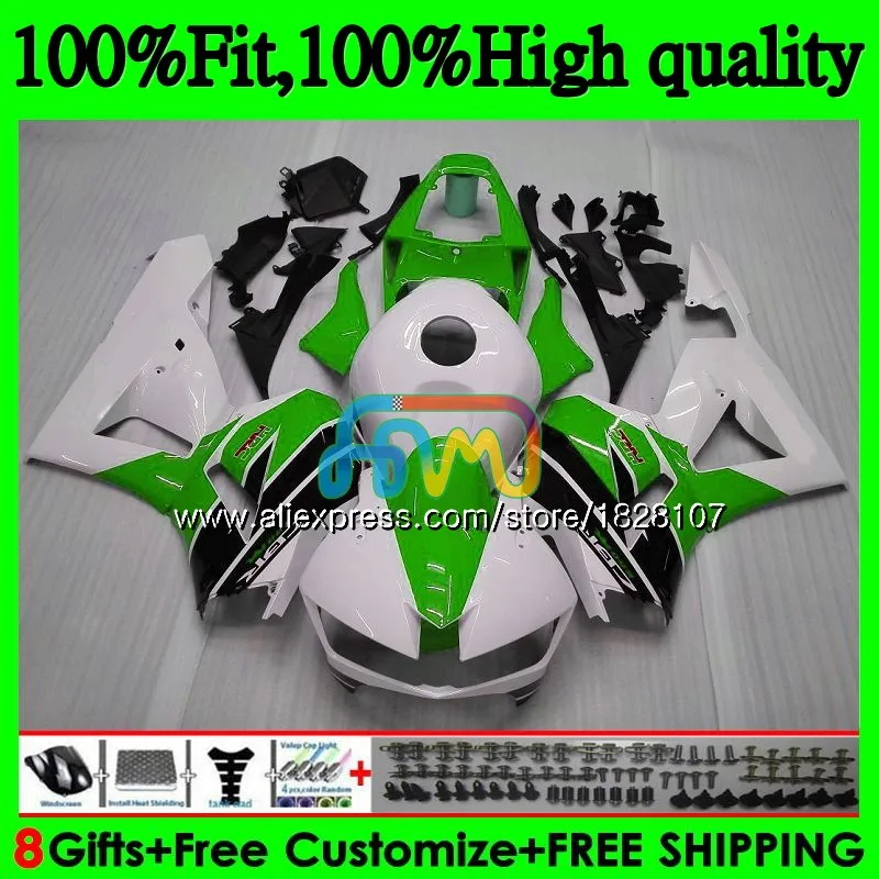 

Injection For HONDA CBR600 RR CBR600RR F5 13 14 15 16 17 146BS.38 green white CBR 600RR 600 RR 2013 2014 2015 2016 2017 Fairing