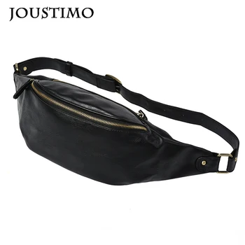 

New Fashion Handbags Men Shoulder Bags Retro England Style Leather Zipper Chest Bags Outdoor Casual Travel Messenger Waist Bags
