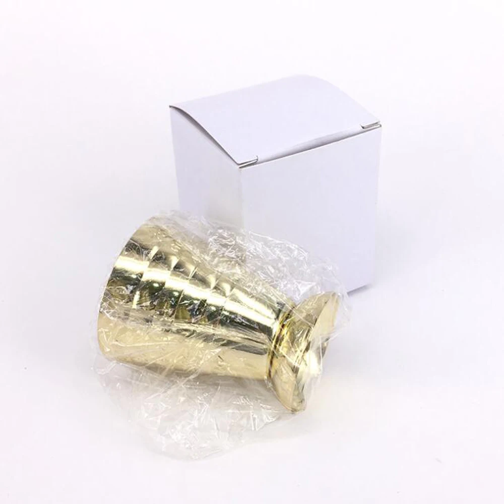 Gold Нержавеющая сталь мерный стакан унция Jigger Бар коктейль напиток миксер ликер мерный стакан Mojito измеритель молока кофе кружка - Цвет: Gold