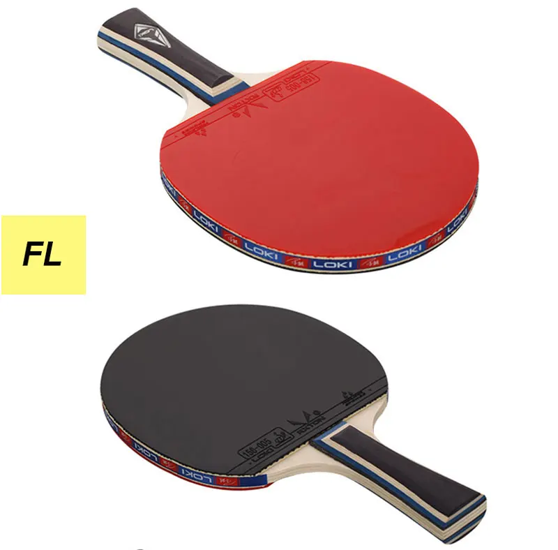 1 комплект/2 шт. ITTF LOKI C1000 набор ракеток для настольного тенниса, Тренировочный Набор для пинг-понга, ракетка для пинг-понга с 2 шариками для