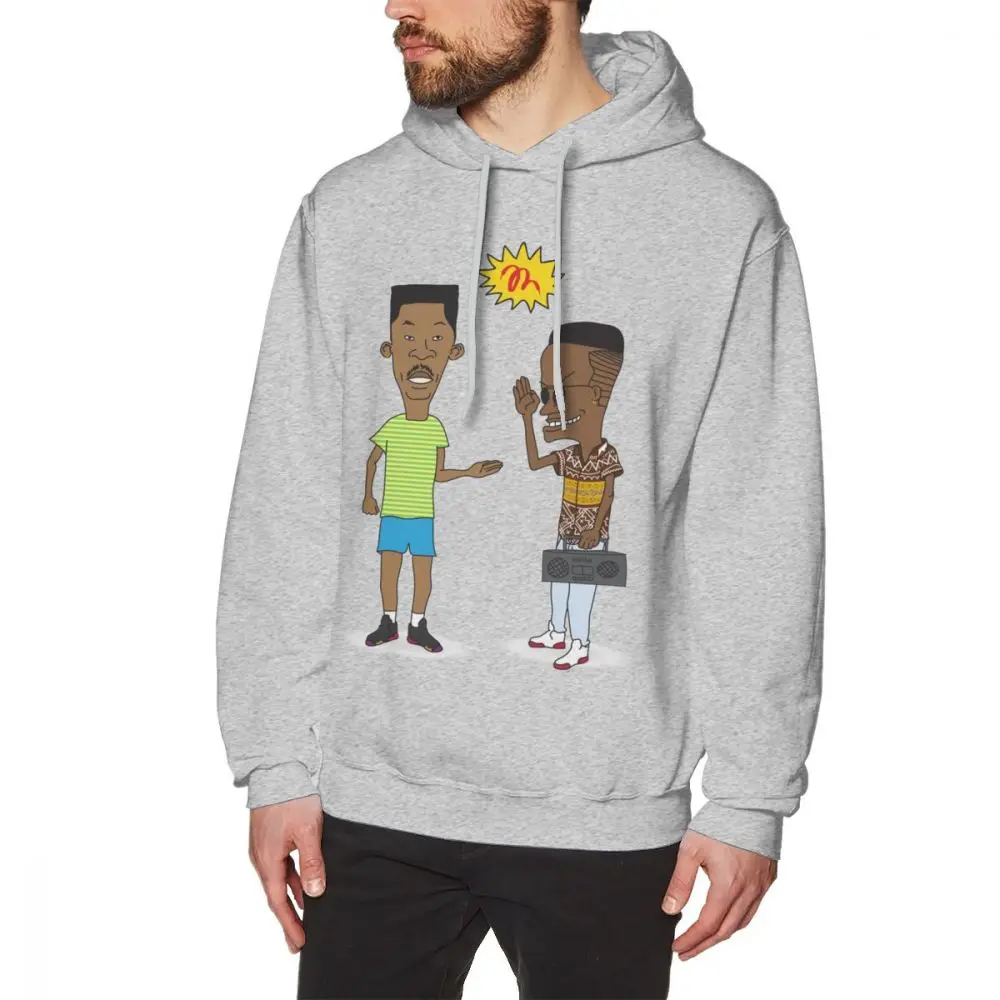 gray Графический Beavis и Butthead или Fresh Prince Of Bel Air толстовки Geek Custom для мальчиков Модное Новое поступление - Цвет: gray