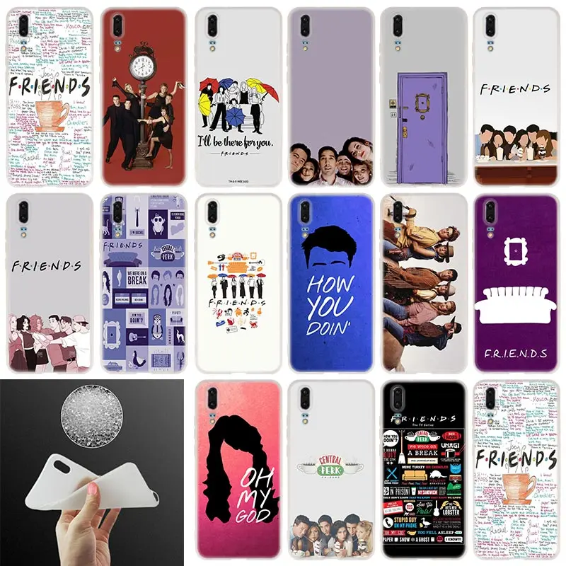 Мягкий силиконовый чехол для телефона серии TV show Best Friends Huawei P30 P20 P30Pro P10 P9 P8 Plus Lite 2017