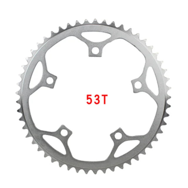 Bike Chainring Single Speed Fixed Gear Road Bike Track Folding Bicycle 130 BCD Fixie  39/44/46T/48T/53T 1/2X1/8