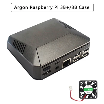 

Argon Raspberry Pi 3 Model B+ Case Aluminum Box Metal Enclosure + Cooling Fan + Heat Sinks for Raspberry Pi 3 B/B+