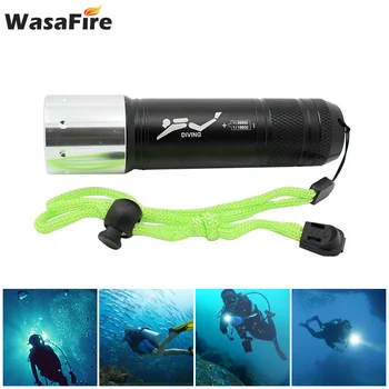 

Powerful 2000 Lumens LED Scuba Flashlight Waterproof 3 Modes Diving Torch Lamp Underwater Hunting Outdoor Hiking Tactics Lamp