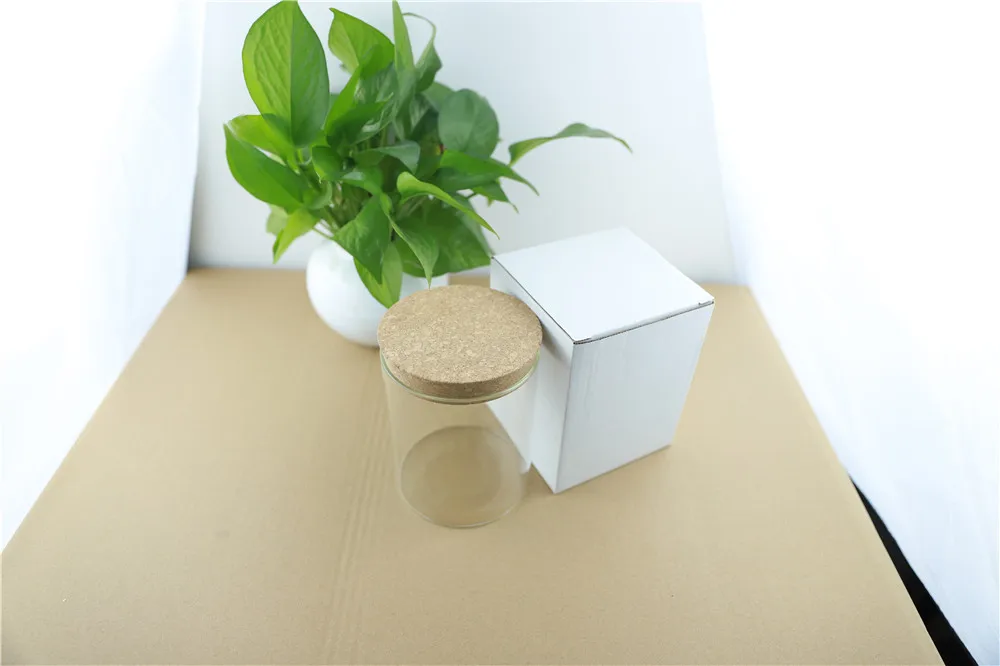 100-120mm 4pcs 750ml Cork Kitchen Storage Large Glass Bottle Food Jar Container Transparent Empty Spice Nuts Storage Jars (5)