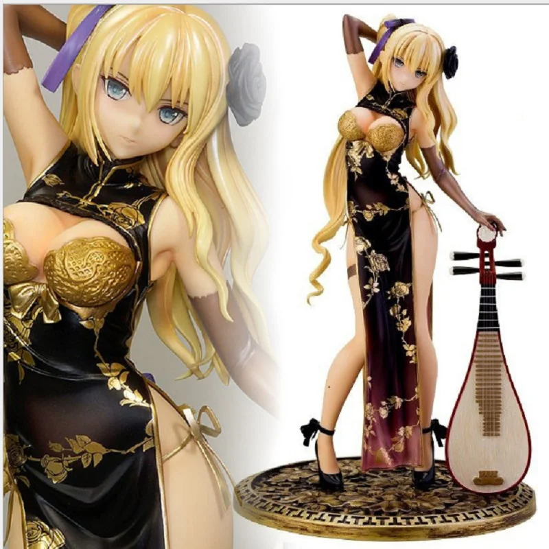 Аниме SKYTUBE T2 Art Girls STP Jin Lian Sexy Girl Cheongsam Lute Ver. Масштаб 1/6 ПВХ экшн фигурка модель