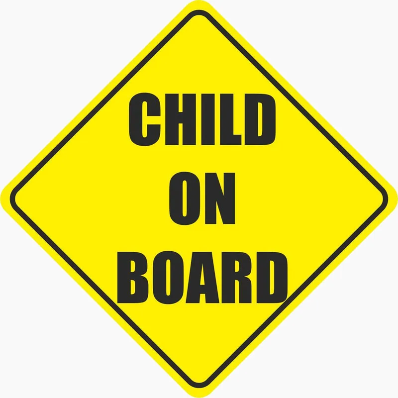 

Warning Car Sticker CHILD ON BOARD Accessories Car Styling Decal Vinyl Car Window Cover Scratches Waterproof PVC