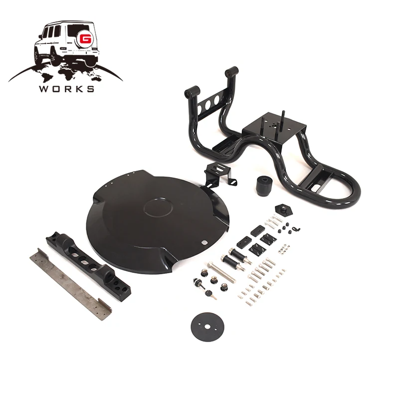 W463A W464 G класс G500 G55 G63 4X4 стиль Настоящее сухое углеродное волокно запасное колесо покрышки задняя крышка