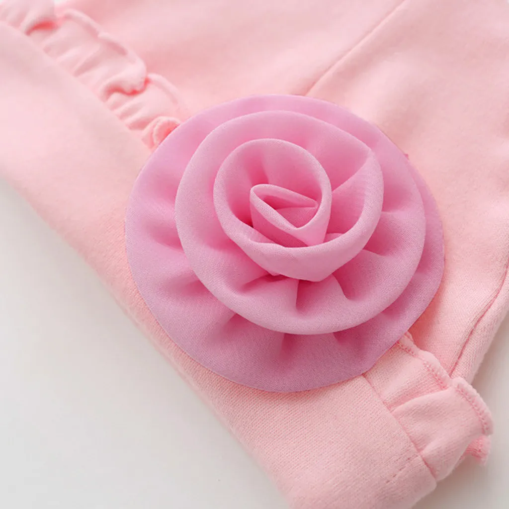  baby hats for girls flower little baby Newborn Baby Girls Infant Toddler Flower Hat Cotton Soft Cap Sping Autumn