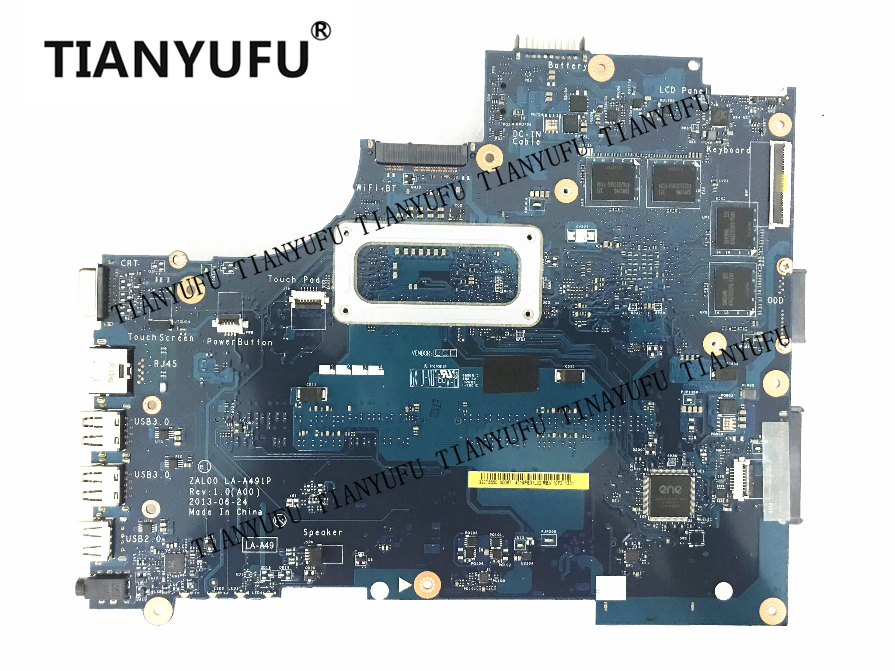 V3540 материнская плата ZAL00 LA-A491P I3-4010U DDR3L для Dell 3540 V3540 Материнская плата ноутбука протестированная работа