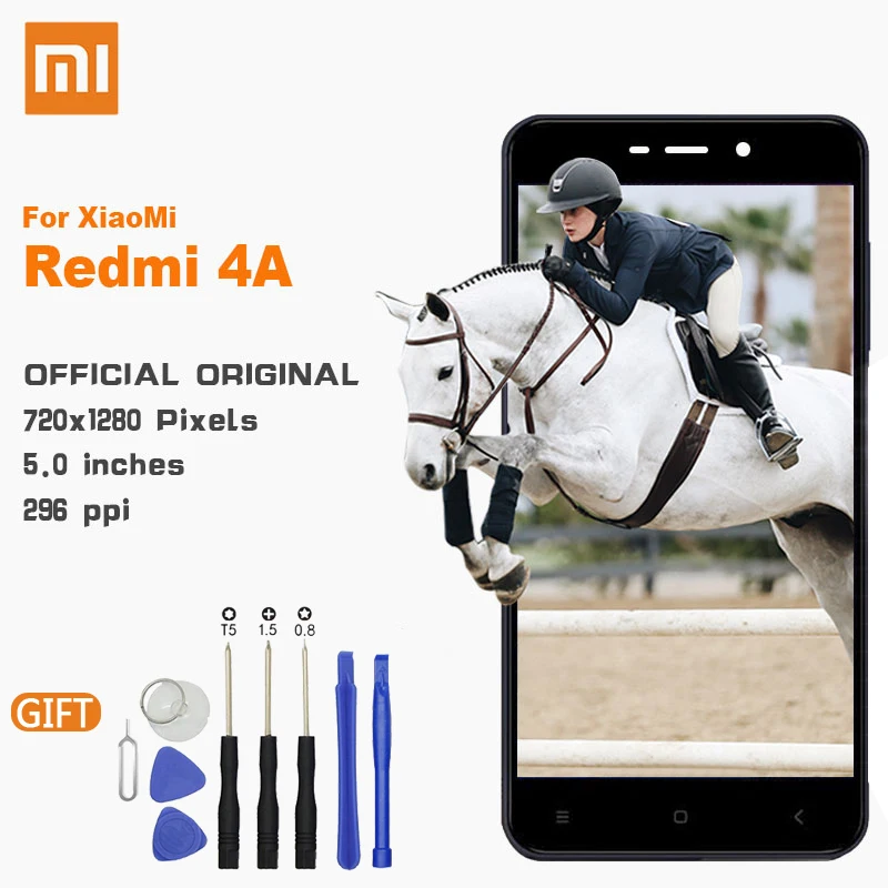 

Xiao Mi LCD Touch Screen with Frame Original Display For Xiaomi Redmi 4A 5 inch Replacement LCDs Display For Redmi4A