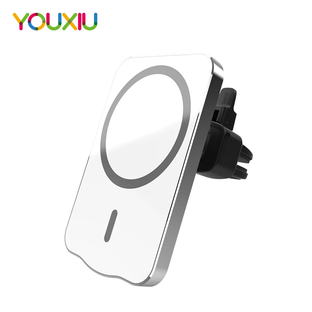 15W Wireless Car Charger Mount For iphone 12 Pro Max 12 mini Magsafe Magnetic Adsorbable Fast Wireless Charging Car Phone Holder