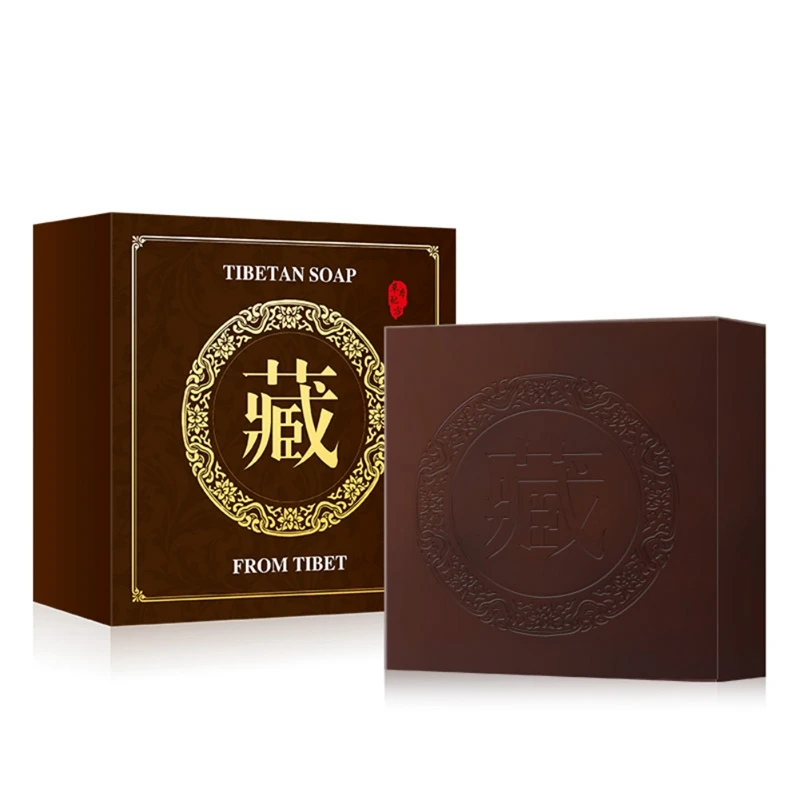 

100g Tibetan Formula Soap Moisturizing Oil-Control Anti-Acne Anti-Mite Firming Skin Herbal Soap Face Clean Skin Care