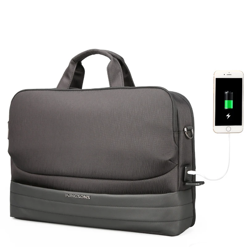 

Men Laptop Bags Polyester USB Charging Fashion Luggage Portable Shoulder Bags Business Casual Handbag Travel Cross Body Bag NEW