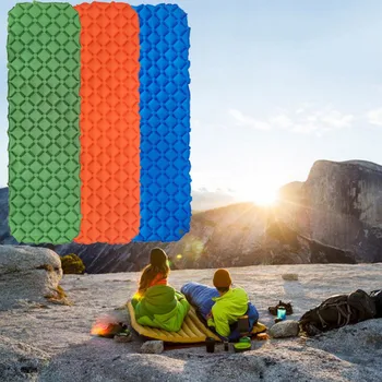 

Ultralight portable Outdoor single inflatable sleeping pad Inflatable Sleeping Mat Camping Air Pad Roll Camping Sleeping Pad
