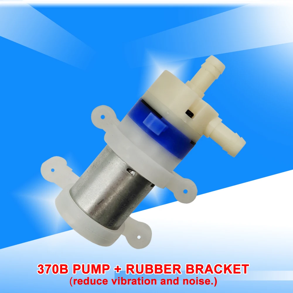 12V Micro DC Water Pump Food Grade Water Dispenser 370 Mini Pump 0.7-1.2L/min Low Noise Long Life Self-priming Customized dc water pump