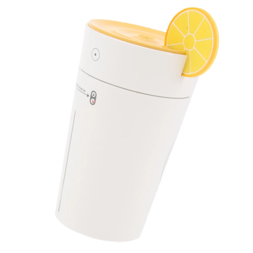 Lemon Cup Shape Mini Portable USB Cool Mist Air Humidifier Diffuser Suit for Home Car Office Room Single Room