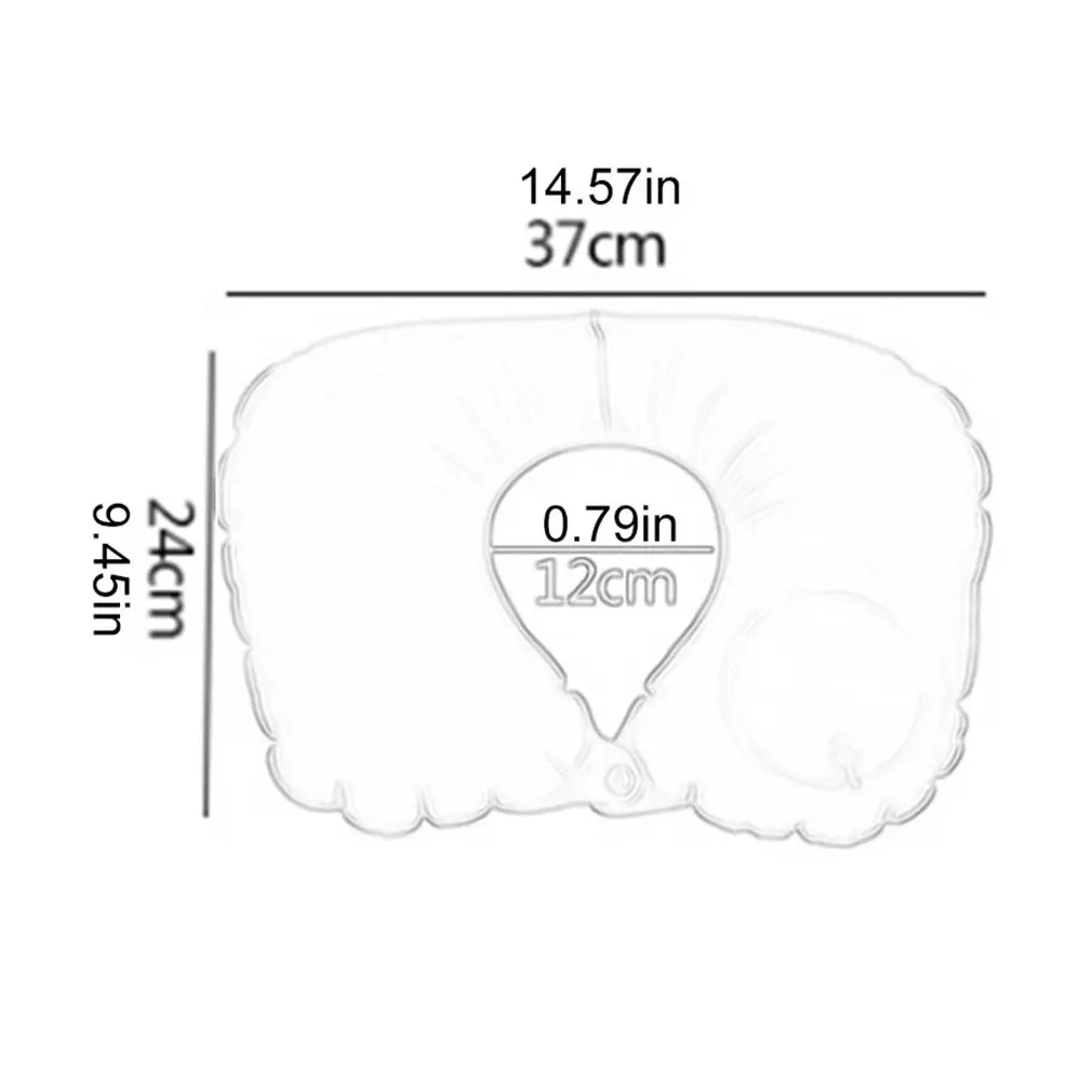 Автоматическая надувная подушка пуш-типа, переносная u-образная подушка для путешествий, Офисная подушка для шеи, подушка для сна
