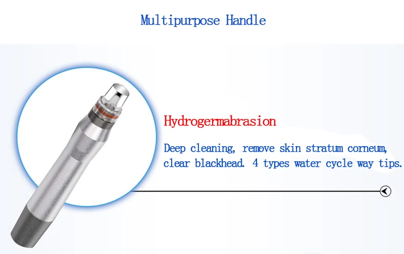 6in 1 Гидра дермабразия RF био-лифтинг микродермабразия прибор для лица вода кислородная струя гидро Алмазная машинка для пилинга
