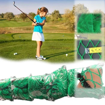 

Golf Net HDPE Heavy Duty Impact Mesh Netting Netting Straps Easy Fasten 3 Square Net Rope Border Indoor Outdoor Practice Net