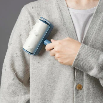 

Nordic Capsule Sticky Paper Roller Dust Paper Tearable Replaceable Adhesive Brush Clothes Lint Brush Hair Remover