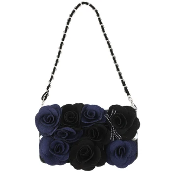 

3D Luxury Rose Flower Leather Case Cover Mobile Phone Wristlet Flip Handbag for galaxy note5