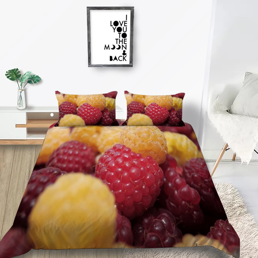 Комплект постельного белья для девочек модный реалистичный с 3D рисунком