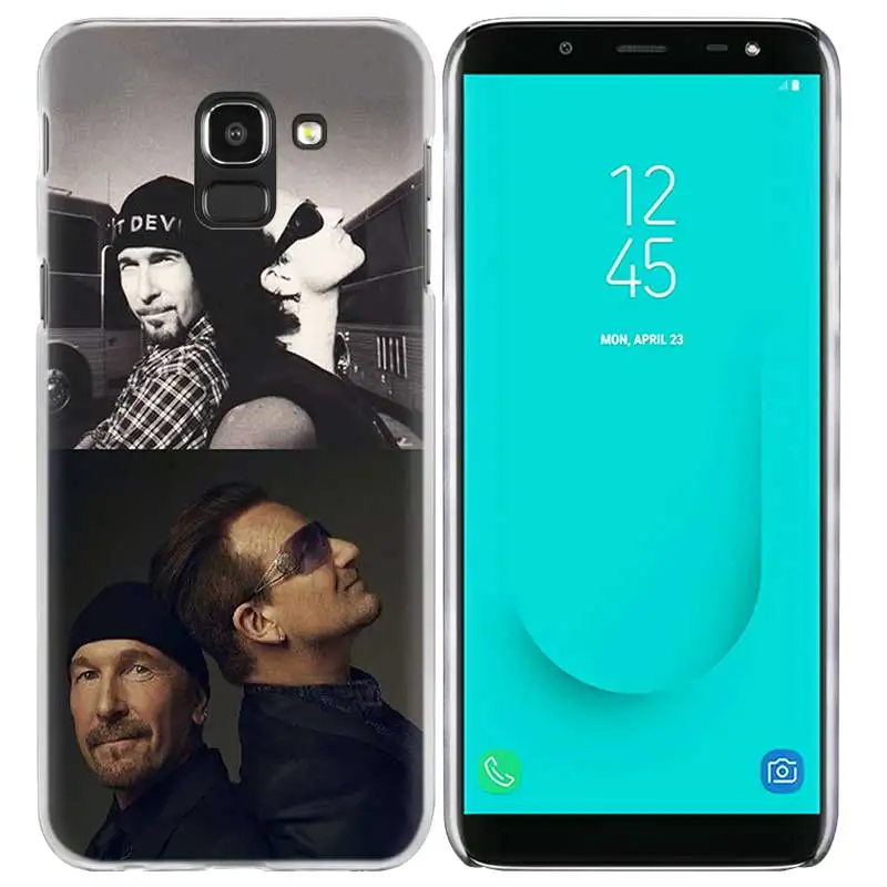 10 U2 Боно край чехол для samsung Galaxy A50 A80 A70 A60 A40 A30 A20 A20e A10 A9 A7 A6 Note 8, 9, 10, плюс 5G Funda Капа - Цвет: 10