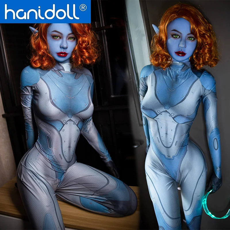 Секс куклы Hanidoll 165 см эльф из синей кожи игрушки для взрослых мужчин Реалистичная