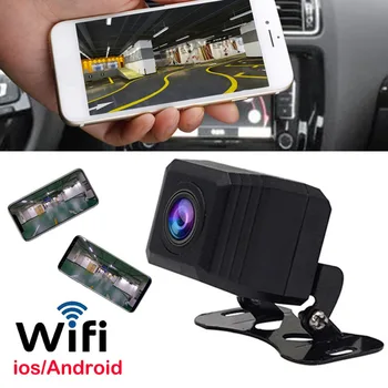 

Mayitr 1pc 12V H264 Car Auto Wifi Wireless Reversing Rearview Camera Wide-Angle Camera Without Scale