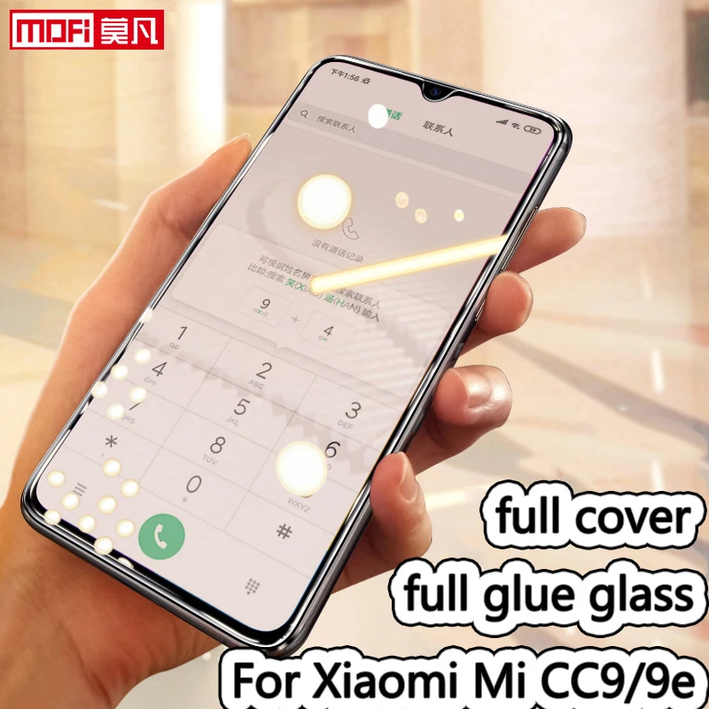 Закаленное стекло для xiaomi mi cc9e полное покрытие защита экрана премиум класса cc9
