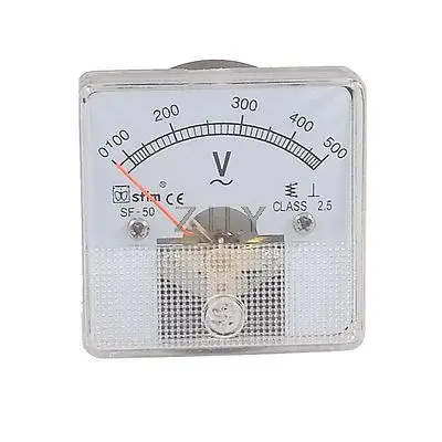 

AC 0-500V Square Panel Analog Voltmeter Voltage Meter SF-50