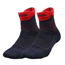 Мужские Компрессионные спортивные Высокие гольфы спортивные баскетбольные плотные махровые Чулочные изделия Y1QE