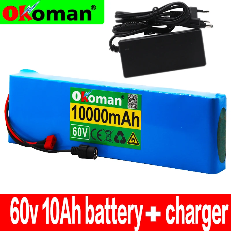 60V 16S2P 10Ah 18650 литий ионный аккумулятор 67 2 V 10000mAh Ebike Электрический велосипед Скутер