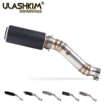 

Motorcycle Full Exhaust System Muffler Escape Modified Contact Middle Link Pipe Tube Slip On For Honda CBR300 CBR300R