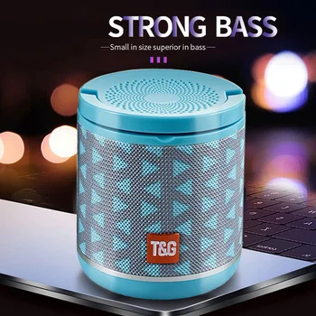 

YABA TG518 Bluetooth Speaker Phone Holder TWS Series FM Card Subwoofer Wireless Outdoor Portable Bluetooth MINI Speaker
