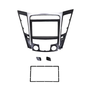 

Double DIN Car Radio Facia Fascia Stereo Panel Plate DVD Dash Installation Kit for 2011 Hyundai Sonata Vehicles