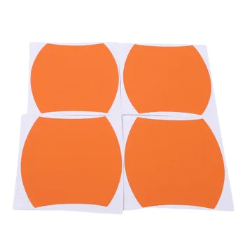 

4Pcs Orange Car Door Handle Grab Sticker Protective Film Car Solid Protective Stickers High Quality Car Decoration Supplies
