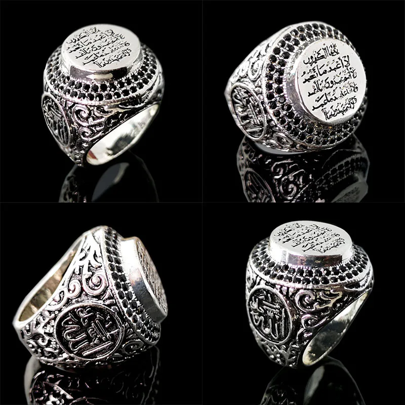 Men-s-Punk-Jewelry-Retro-Championship-Rings-Hip-Hop-Antique-Silver-Carved-Pattern-Knuckle-Ring-God