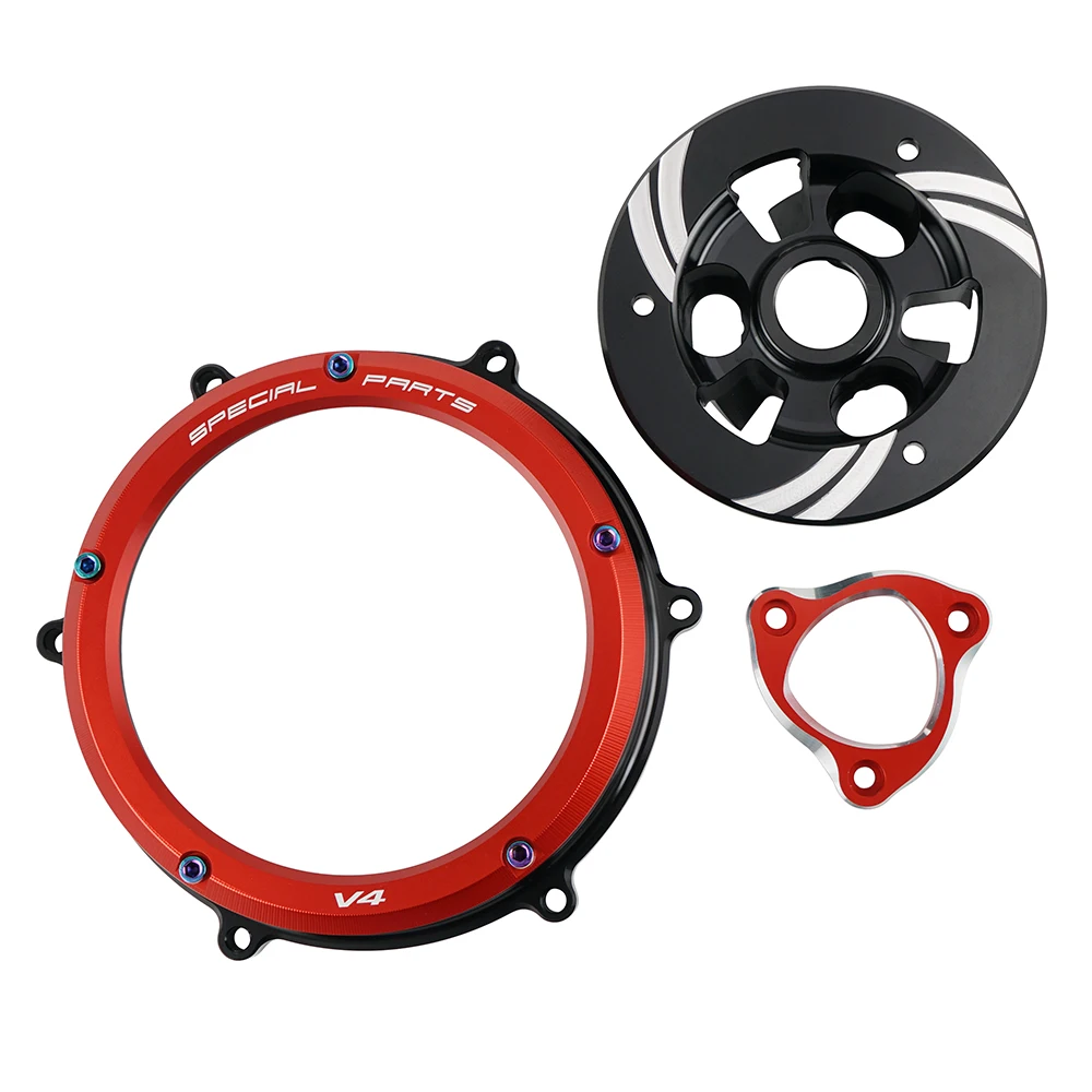 CNC крышка сцепления протектор для Ducati Panigale V4S V4 красный черный золотой аксессуары для мотоциклов Запчасти