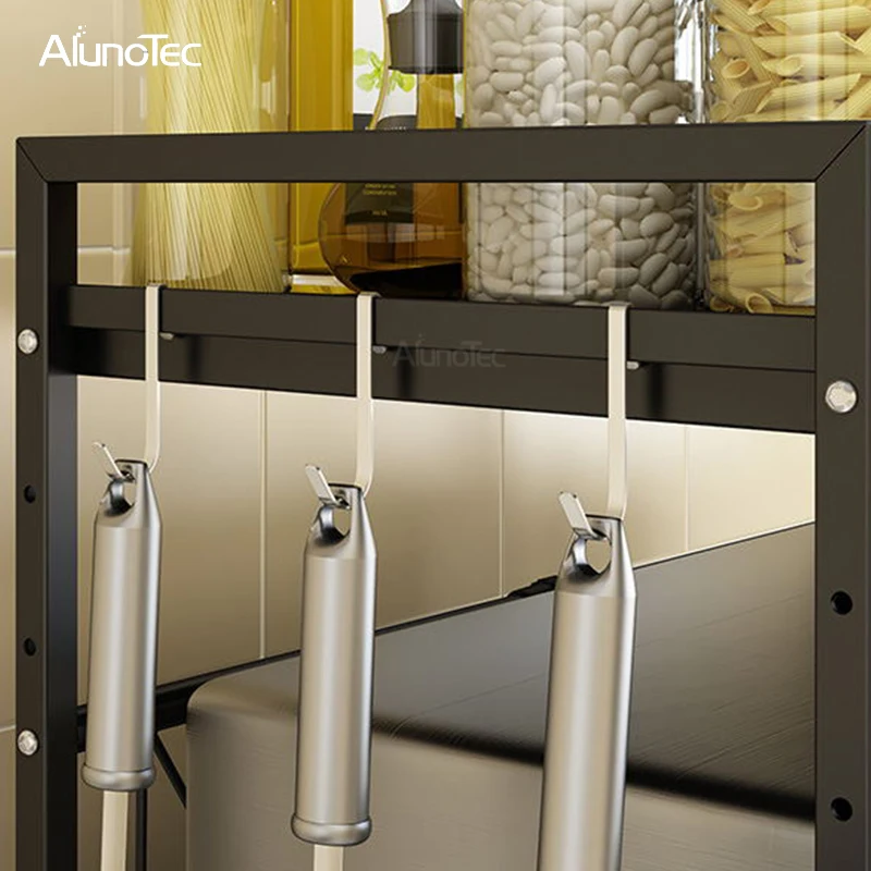 2 слойный Органайзер металлический держатель для микроволновки подставка