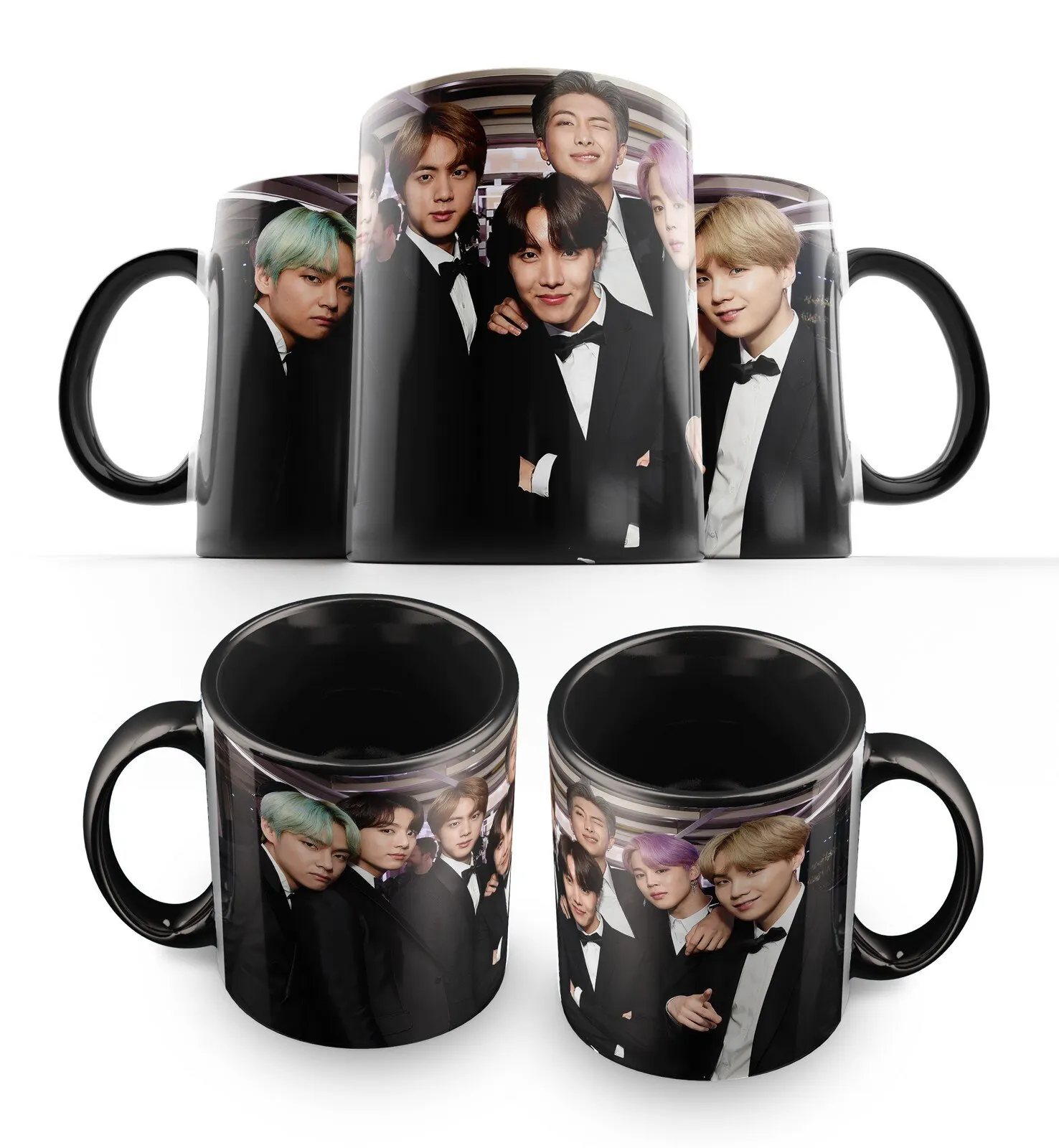 Mug for coffee tea BTS (бтс K-pop RM чина сюги jay-хоупа чимина VI and джонгука)-1279-579 | Дом и сад