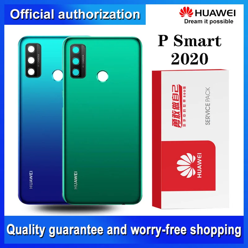 Оригинальный чехол для батареи Huawei P smart 2020 Plasti запасной Корпус Запасные части