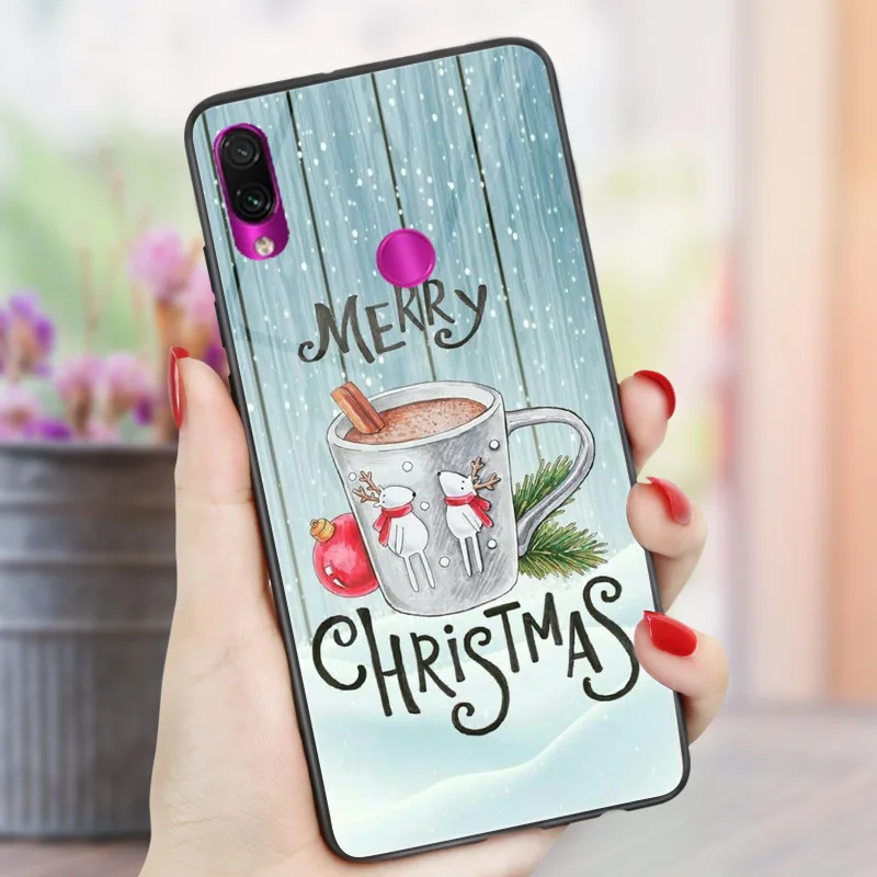 Рождественский мультяшный чехол для Xiaomi Redmi Note 8 Pro, силиконовый чехол Xiomi Redmi 7 A 8 6A 5 Plus Note 5 6 Pro K20, задняя крышка - Цвет: D09